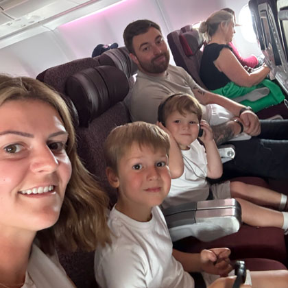 Shaun Turner Family Flight Photo